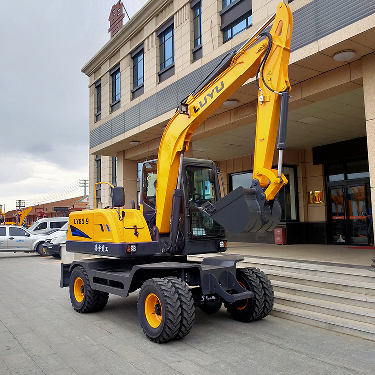 鲁宇新款轮式挖掘机上市啦