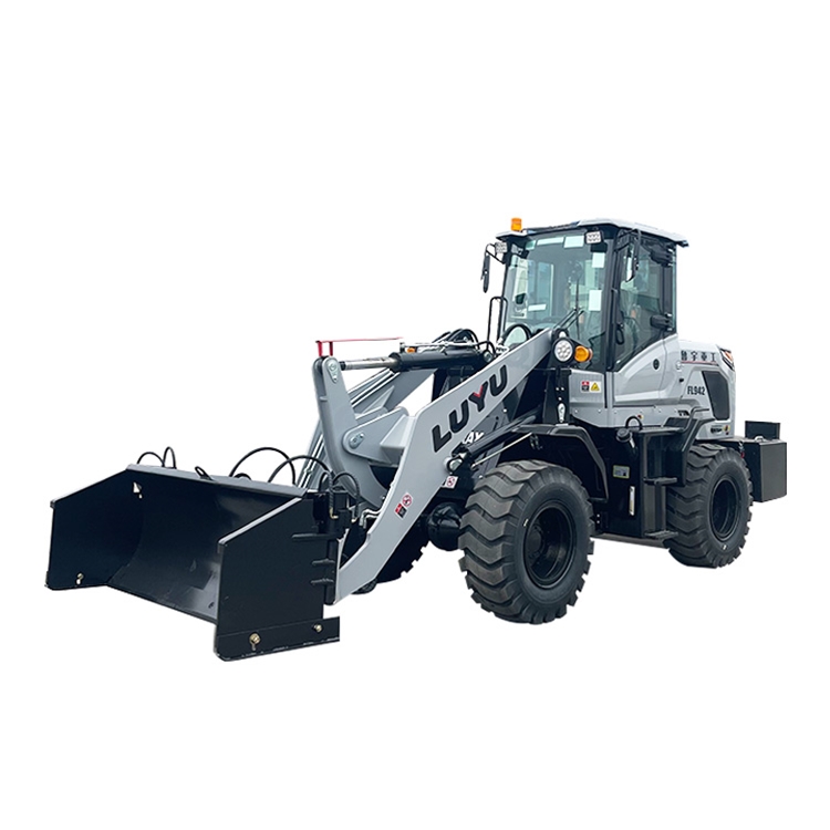  Double wing snow shovel loader